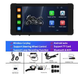5.5in Bluetooth Motorcycle Monitor DVR Driving Recorder Navigator Touch Screen