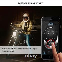 Motorcycles Anti-theft Alarm System GPS Location Tracker Remote Control Engine